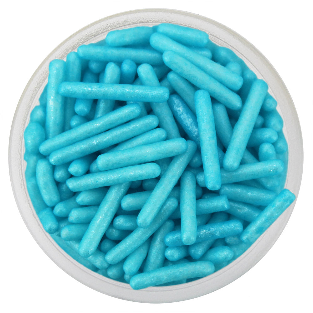 Pearly Sky Blue Thin Jimmies