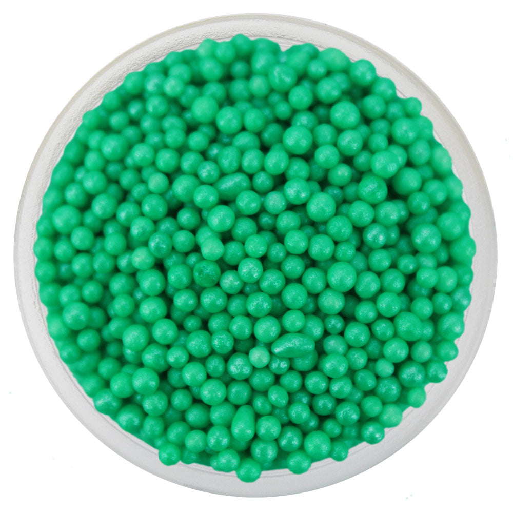 Pearly Soft Clover Green Nonpareils