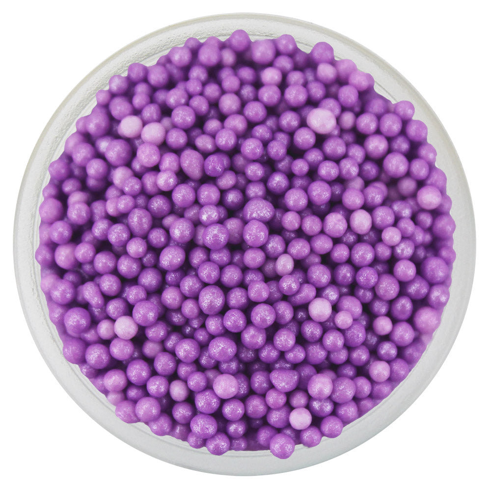 Pearly Soft Lavender Nonpareils