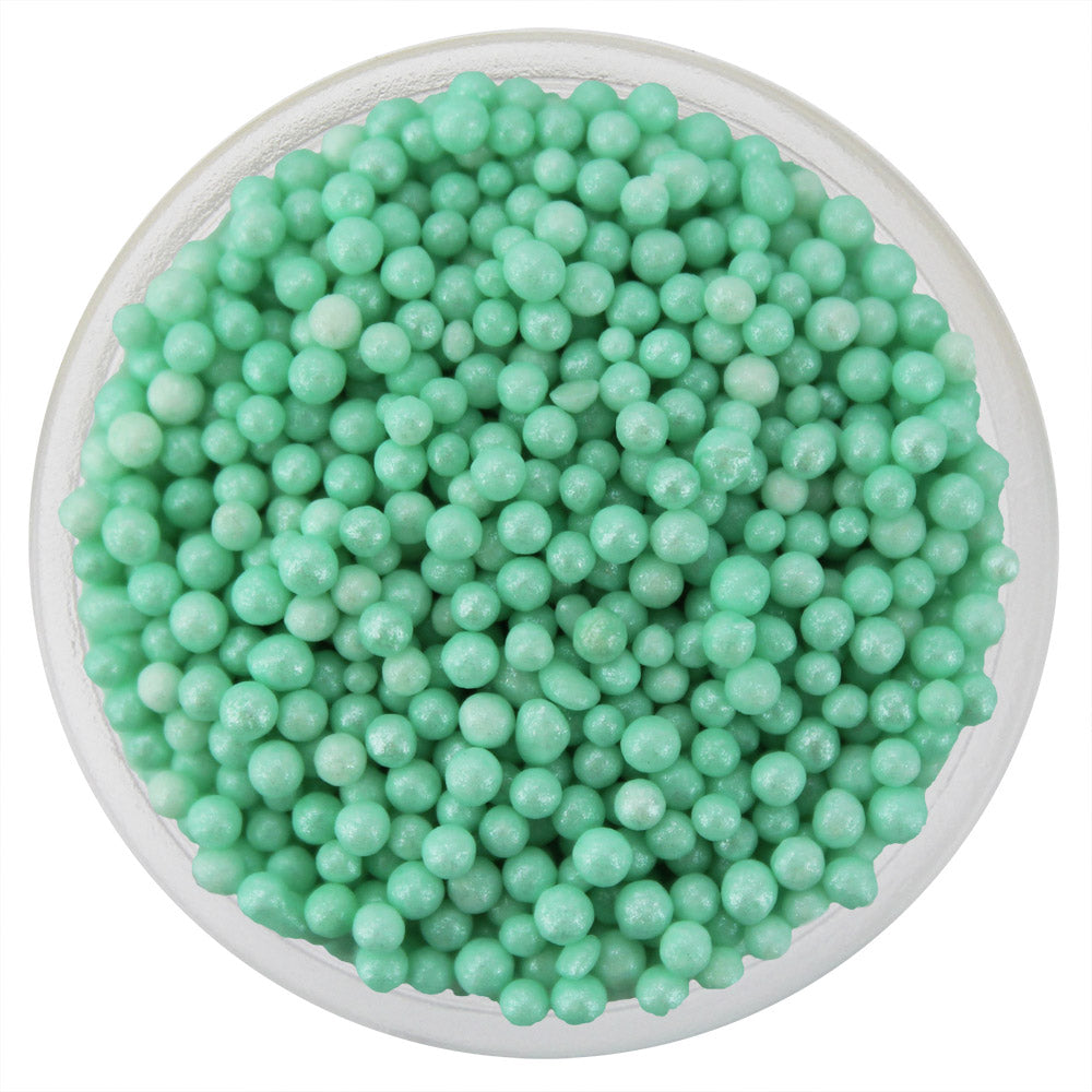 Pearly Soft Mint Green Nonpareils