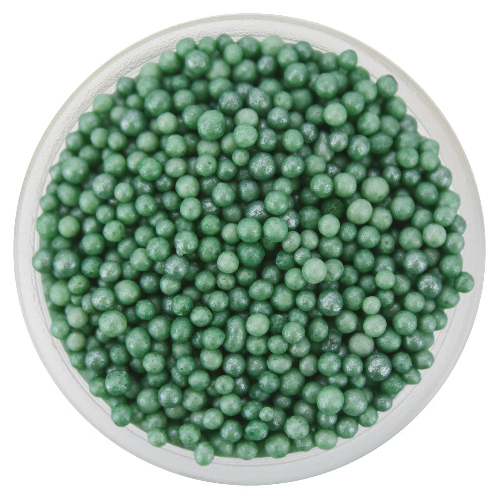 Pearly Soft Pine Green Nonpareils