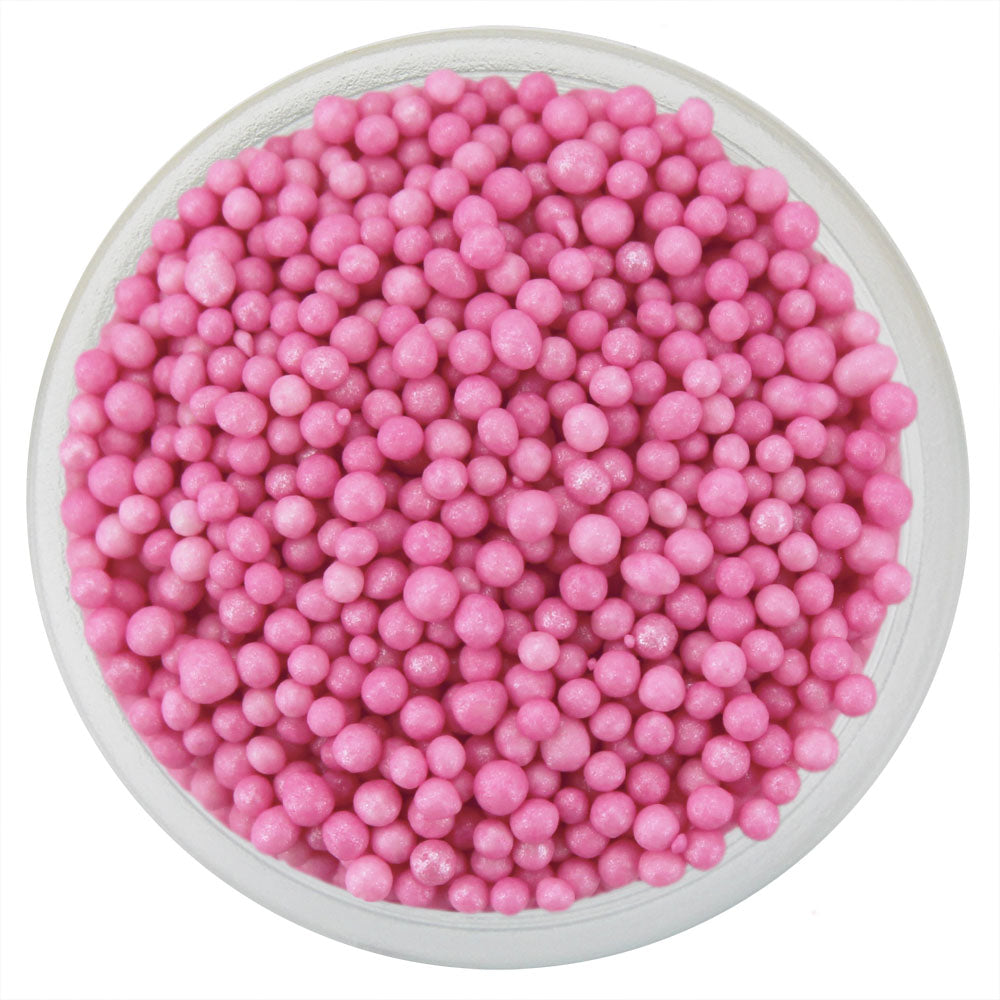 Pearly Soft Rose Pink Nonpareils