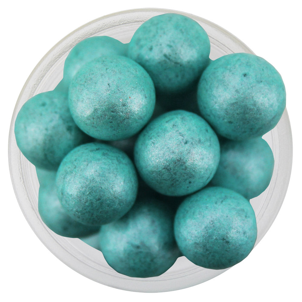 Pearly Turquoise Sugar Pearls 10MM