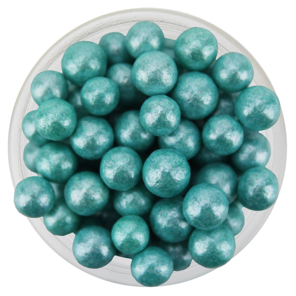Pearly Turquoise Sugar Pearls 5MM