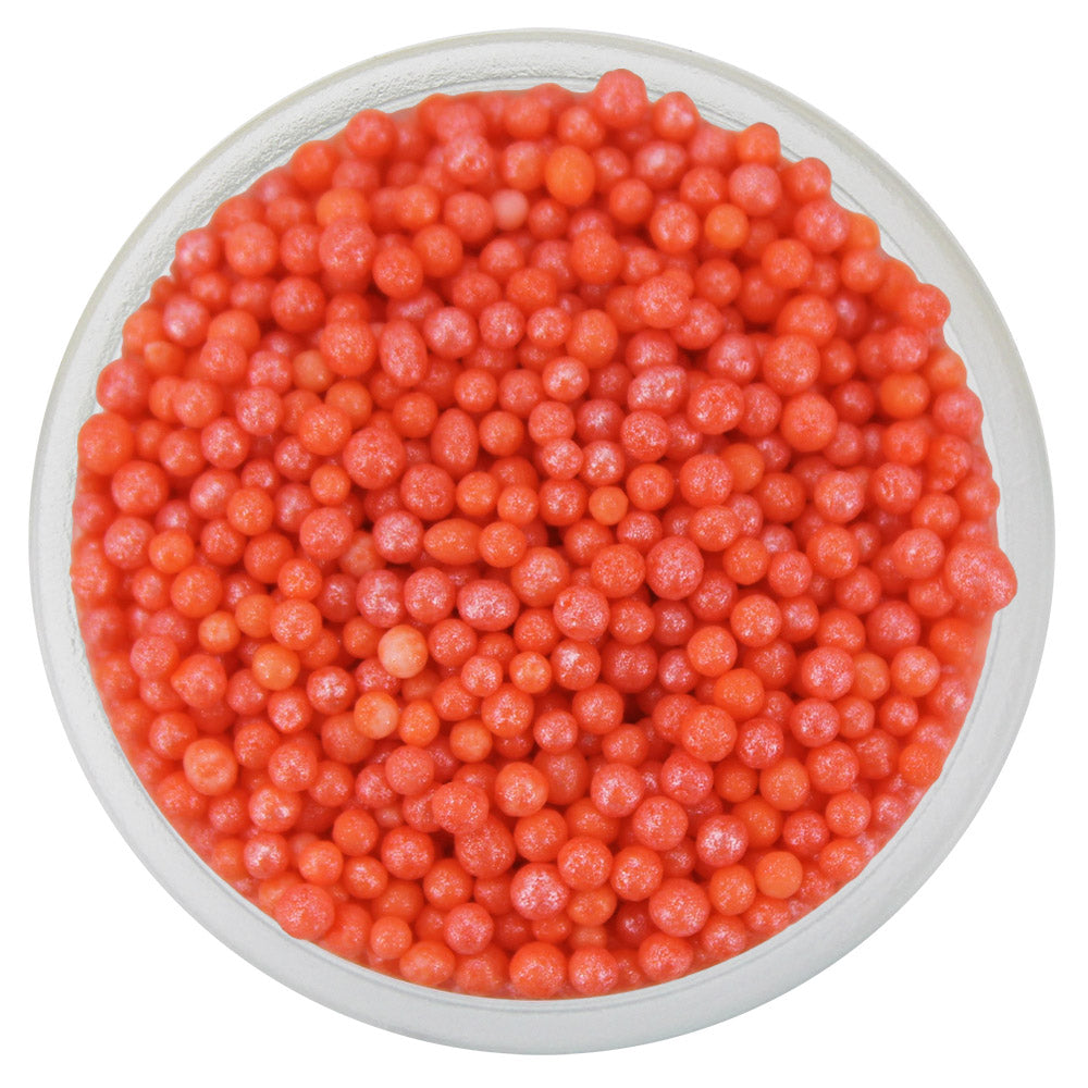 Pearly Vivid Blood Orange Nonpareils