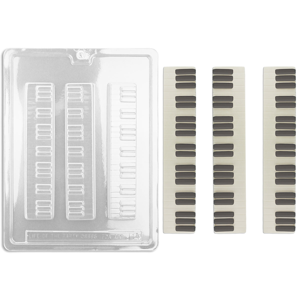 Piano Keyboard Chocolate Mold