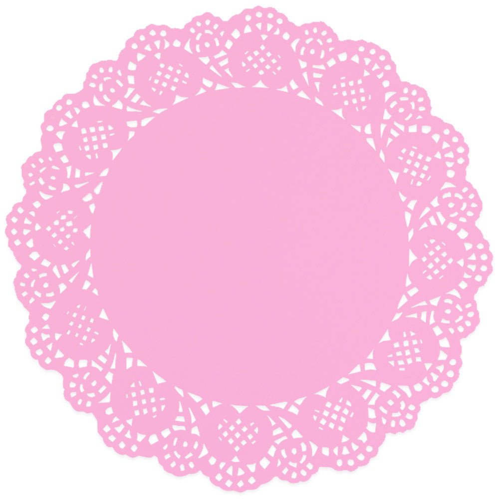Pink Paper Doily 7.5"