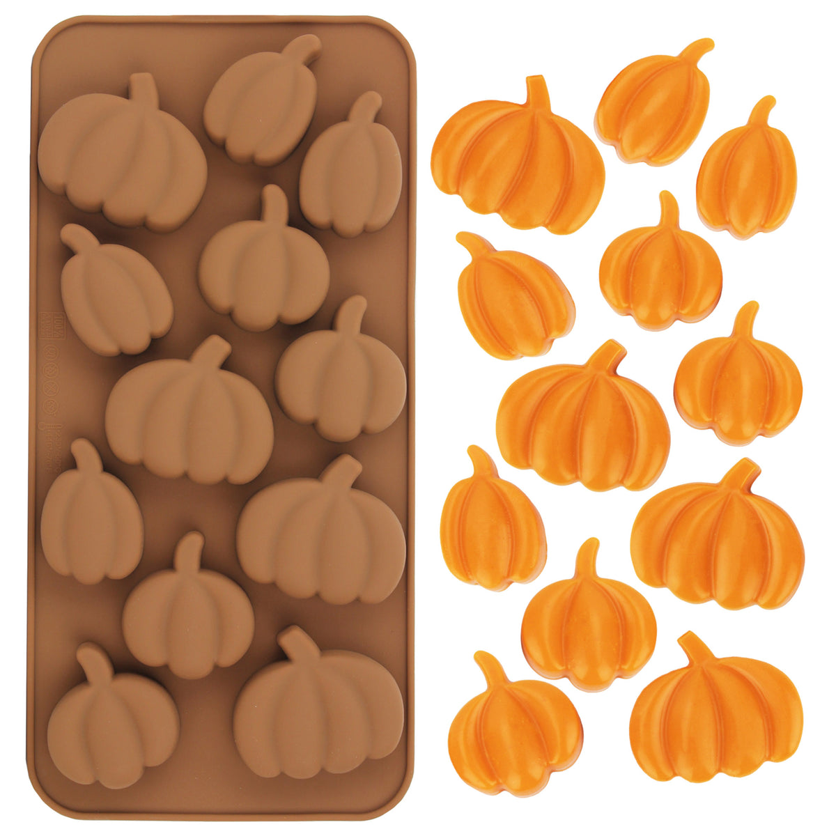 Pumpkin Assortment Silicone Mold