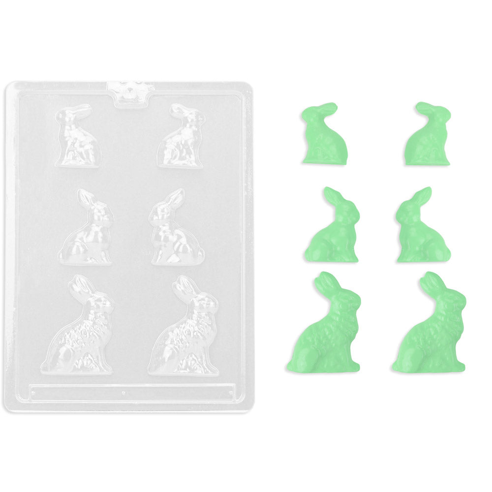 Rabbit Assortment Chocolate Mold