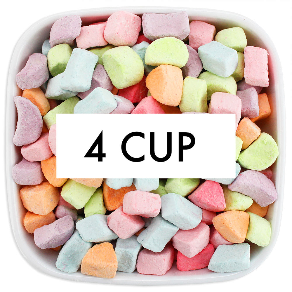 Rainbow Cereal Dehydrated Marshmallows 4 CUP