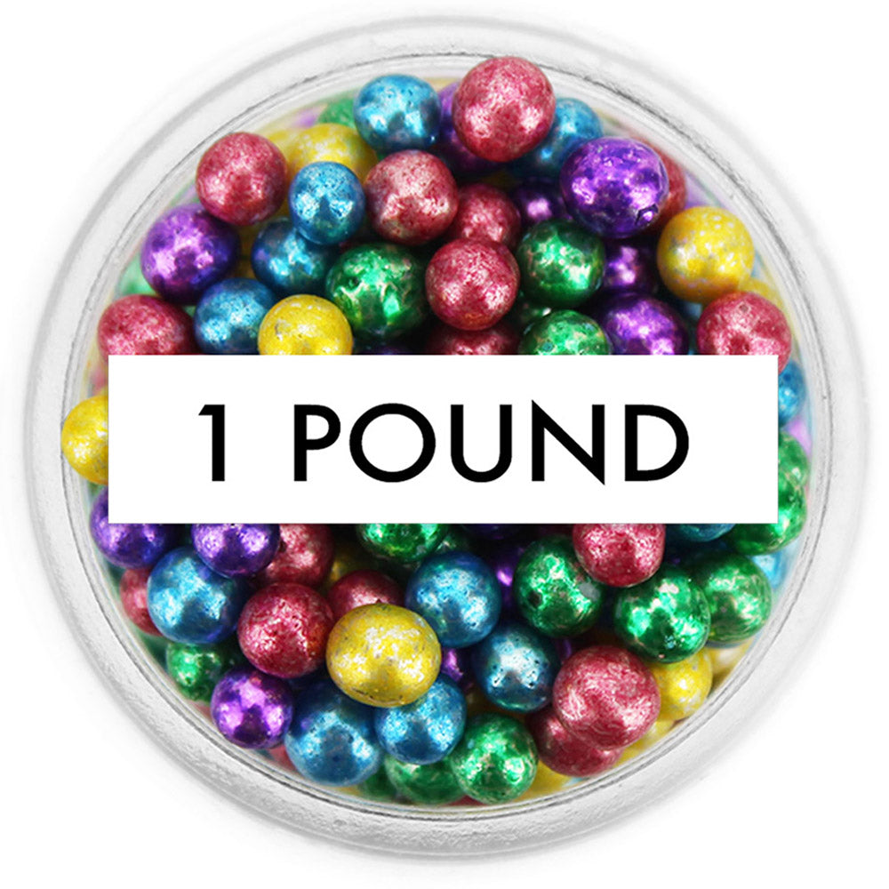 Rainbow Dragees 4MM 1 LB