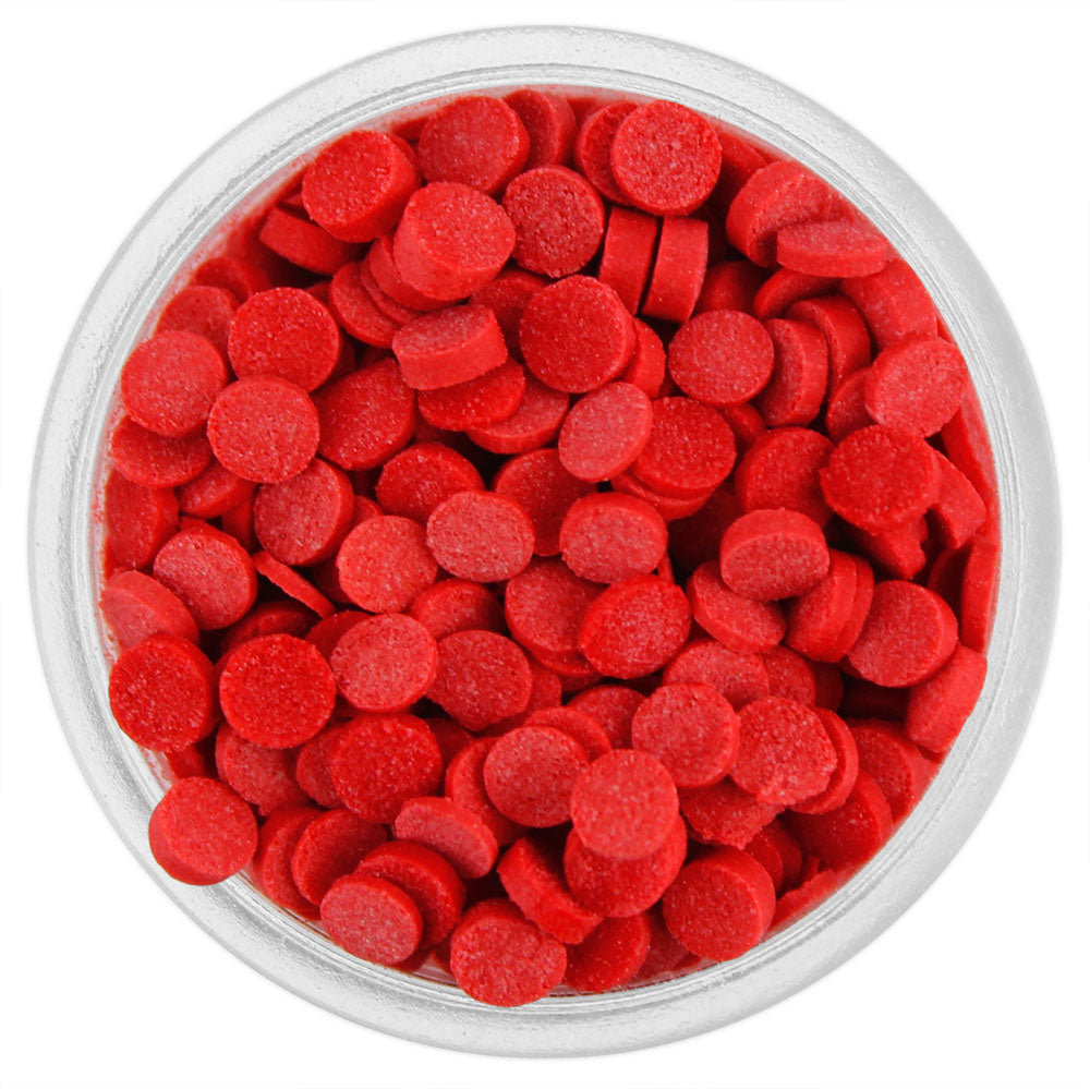 Red Mini Confetti Dot Sprinkles