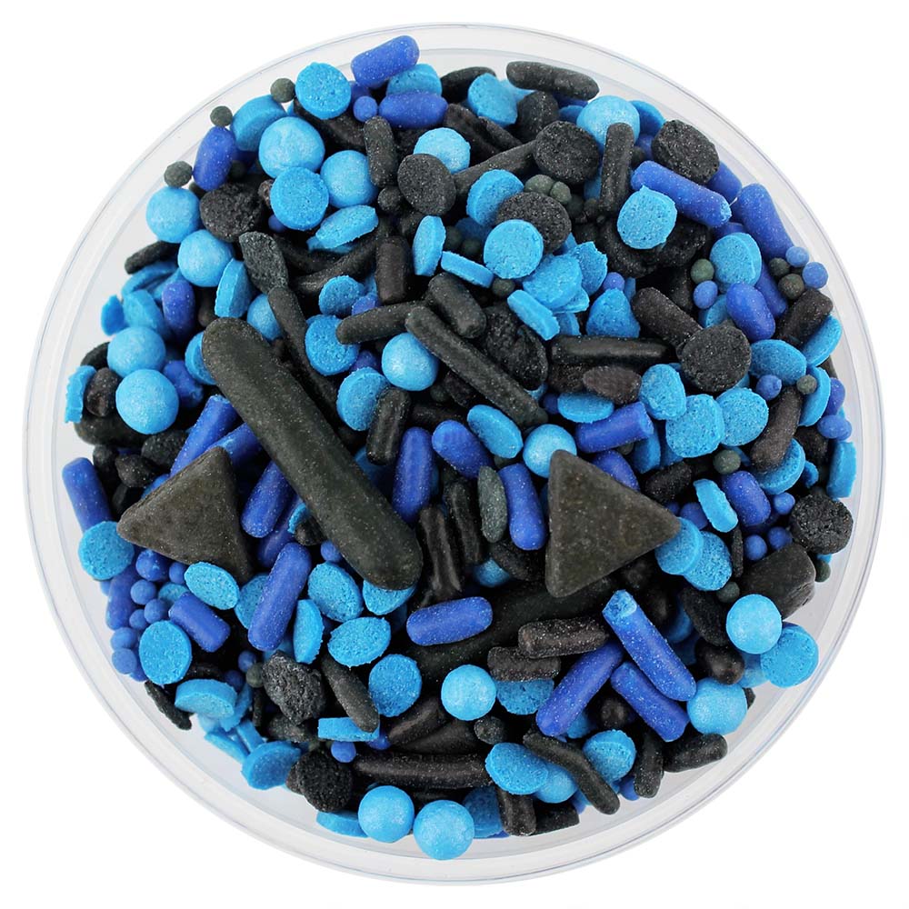 Sprinkle Rice Blue Royal Blue & Black Team Spirit Sprinkle Blend – Layer Cake Shop