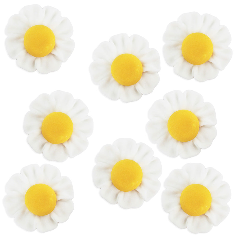 Ruffle Daisy Icing Flowers