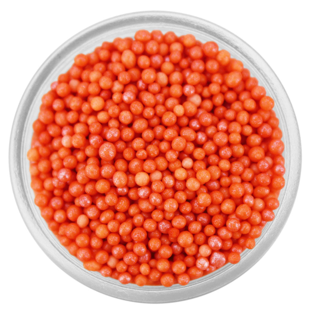 Pearly Soft Tangerine Nonpareils