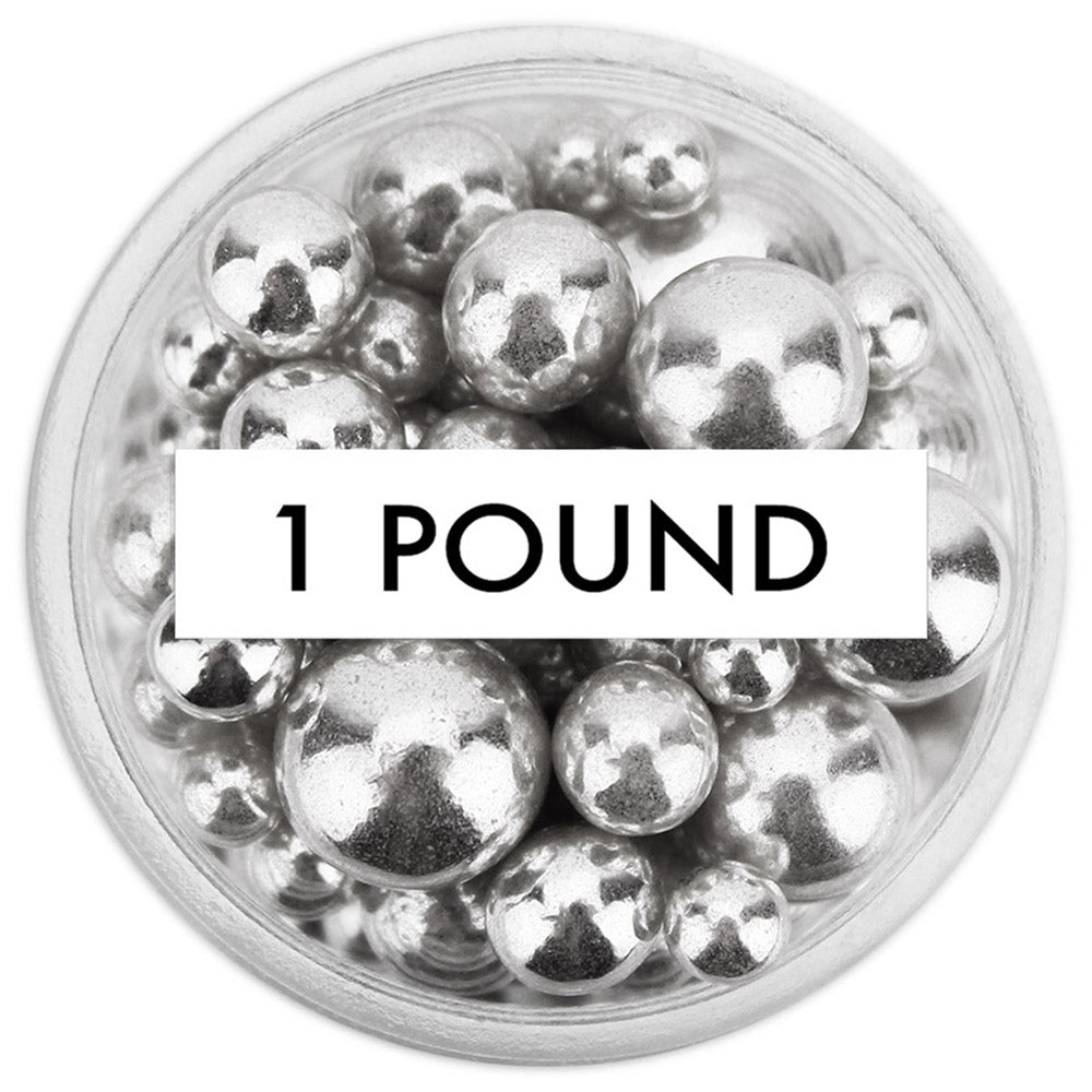 Silver Dragees Assortment 1 LB