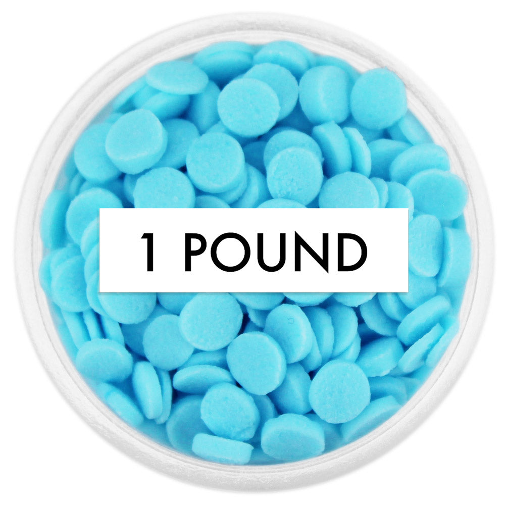 Sky Blue Confetti Dot Sprinkles 1 LB
