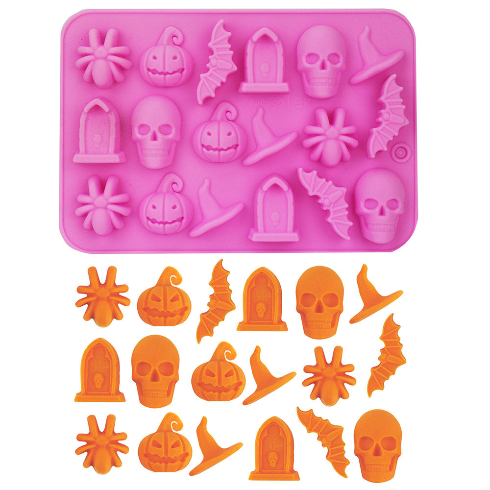 Spooky Halloween Assortment Silicone Mold