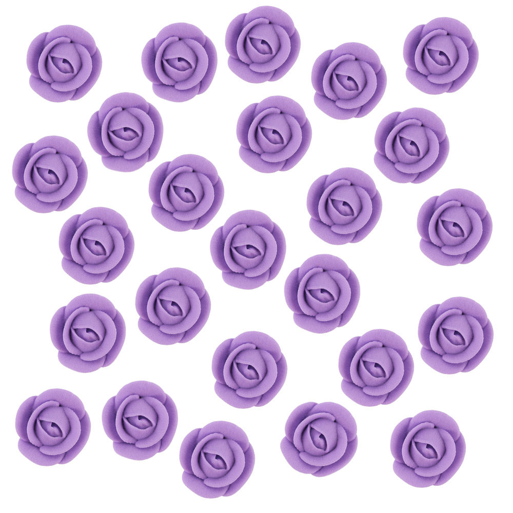 Tiny Lavender Icing Roses