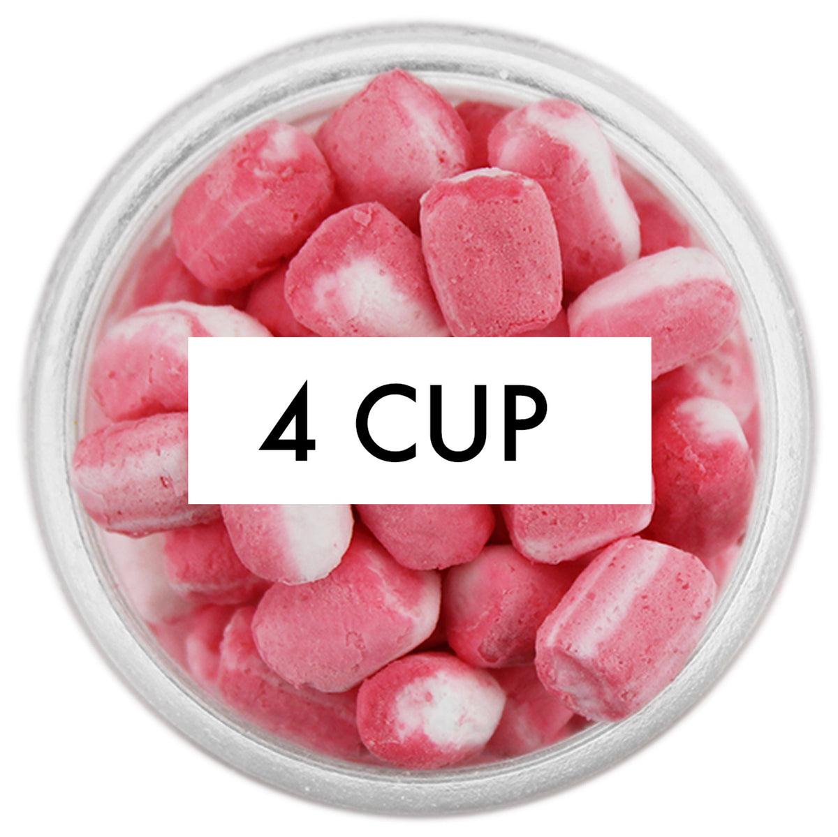 Tiny Peppermint Dehydrated Marshmallows 4 CUP