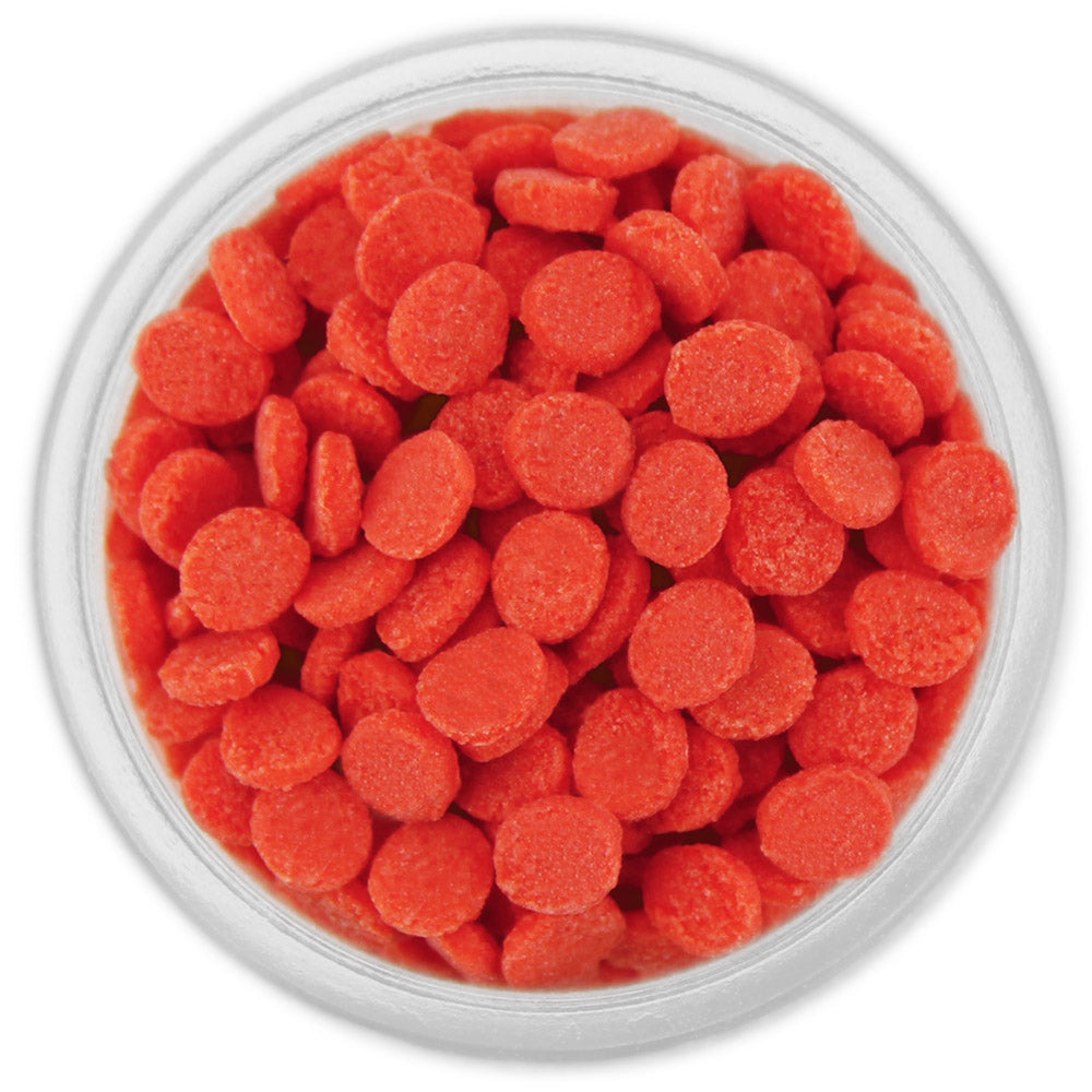 Warm Red Confetti Dot Sprinkles