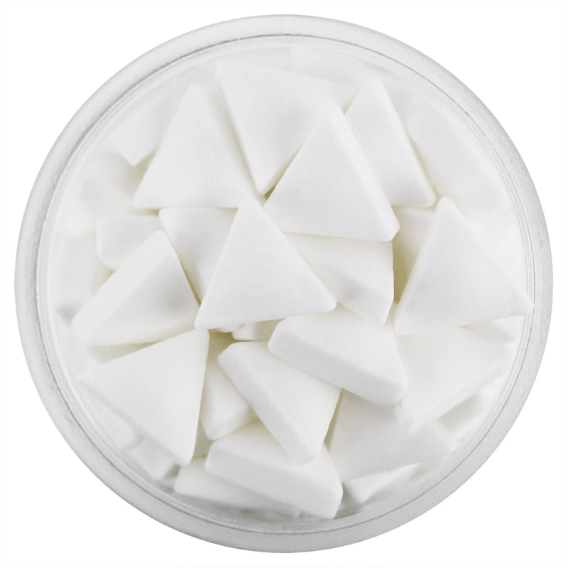 Triangulo Cancy White Matte Triangle Candy Sprinkles – Layer Cake Shop