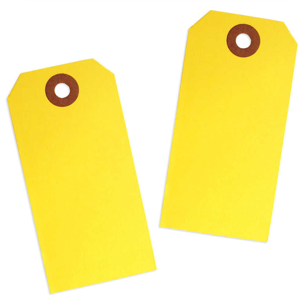 Yellow Paper Tags