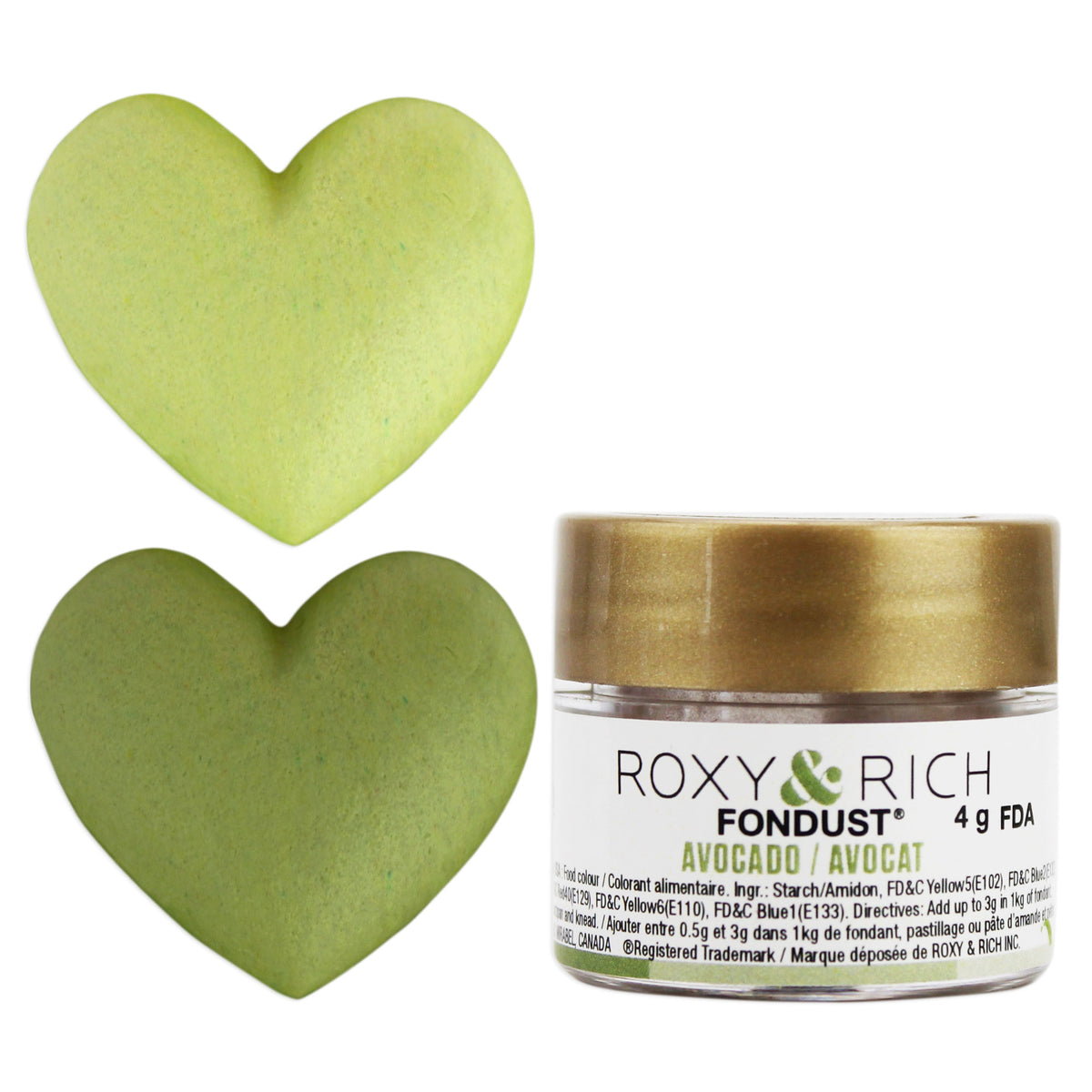Avocado Fondust Food Coloring Powder - Roxy & Rich