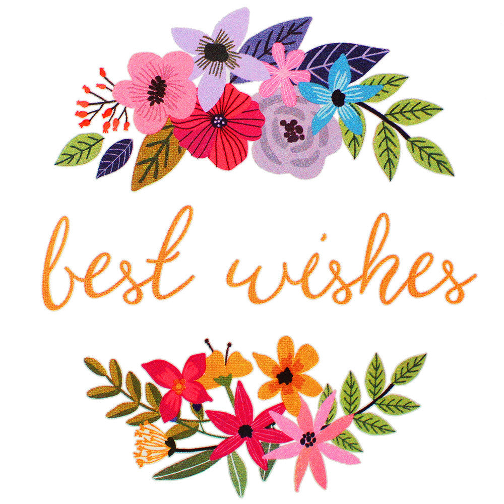 Best Wishes Wildflower Edible Image