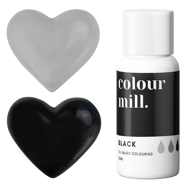 Black Colour Mill Oil Based Food Coloring