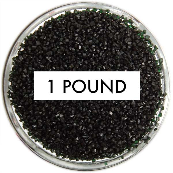 Black Sanding Sugar 1 LB