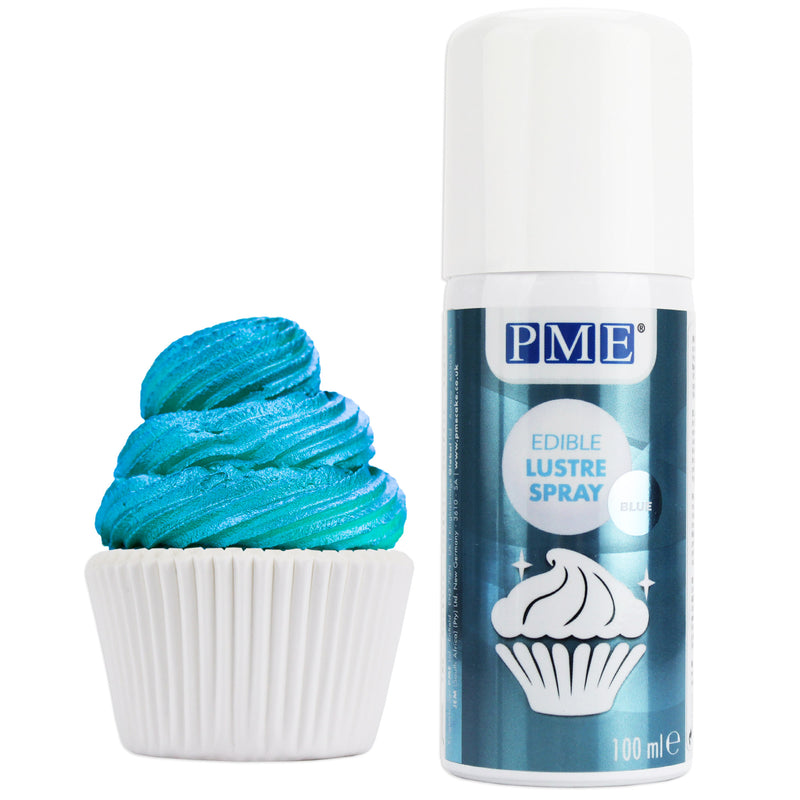 Blue Luster Spray Food Coloring