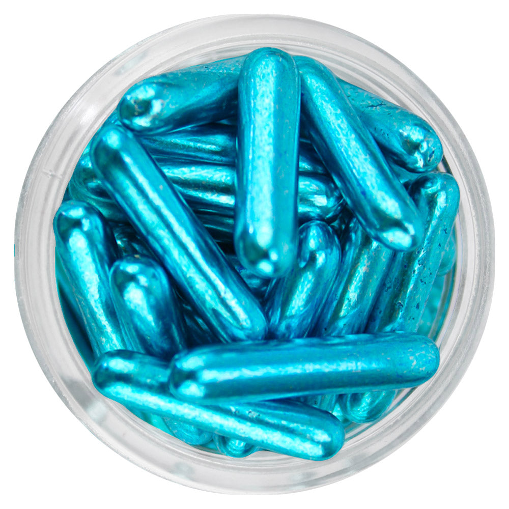 Blue Rod Dragees - 1 OZ