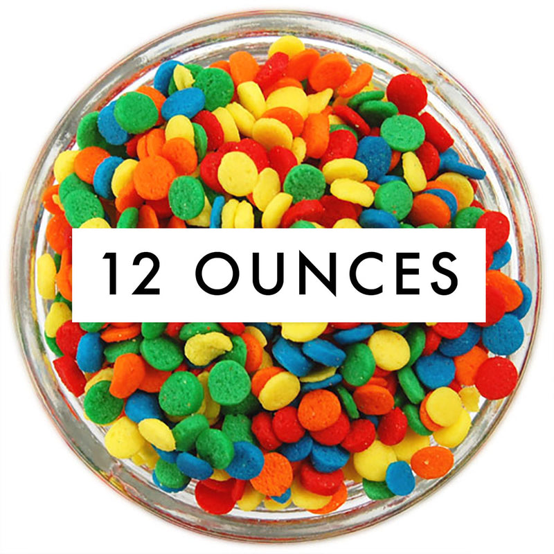Bright Sequin Sprinkles 12 OZ