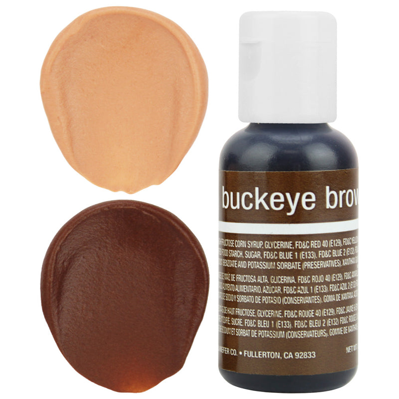 Buckeye Brown Chefmaster Gel Food Coloring