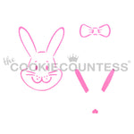 Build A Bunny Cake & Cookie Stencil