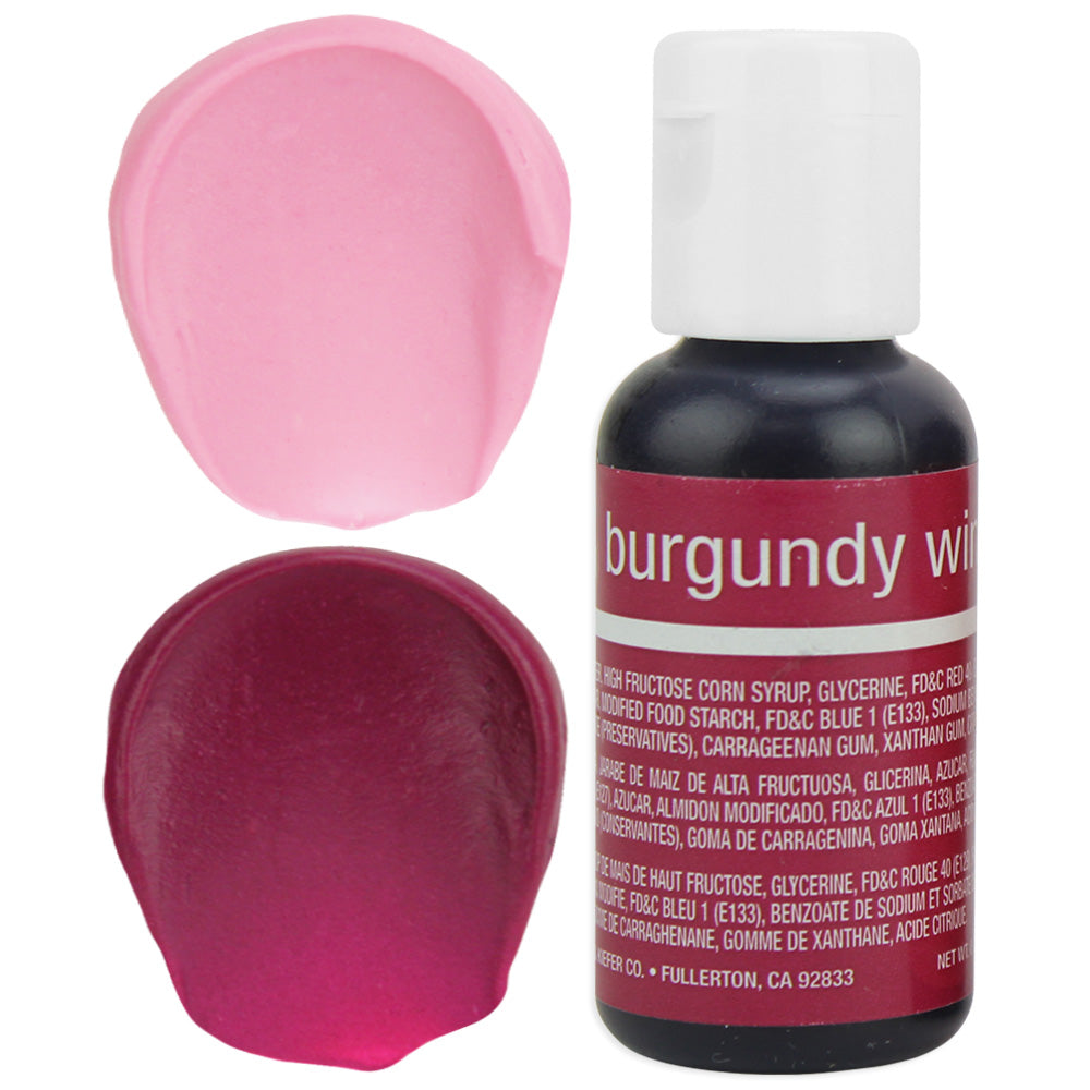 Burgundy Wine Chefmaster Gel Food Coloring