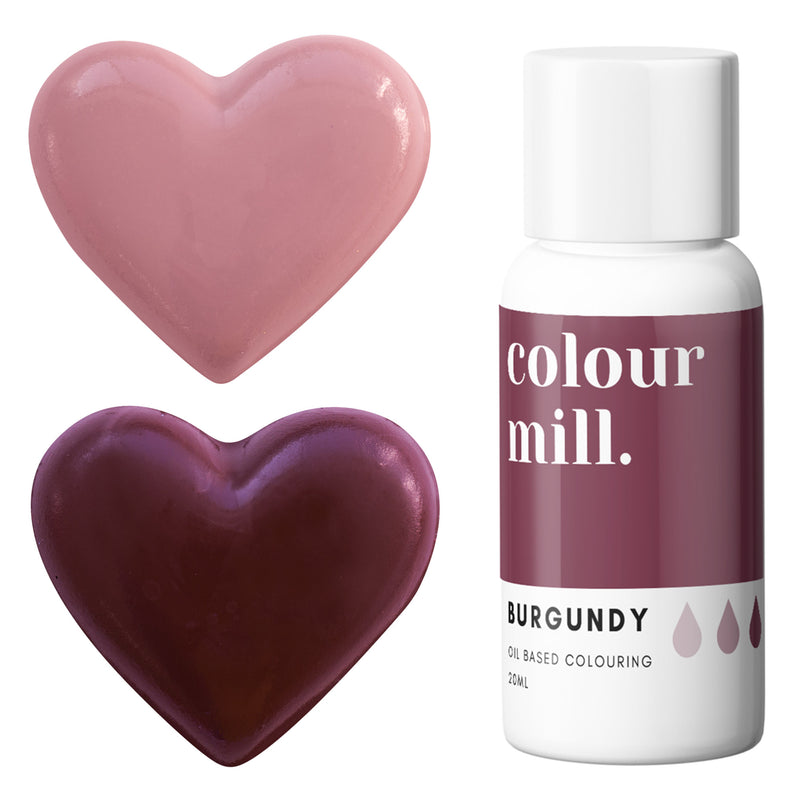 Burgundy Colour Mill Oil Based Food Coloring