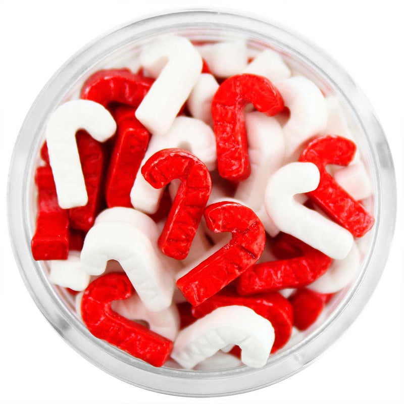 Red & White Candy Cane Candy Sprinkles