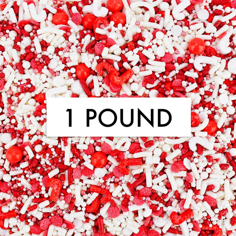 Candy Cane Sprinkle Blend 1 LB