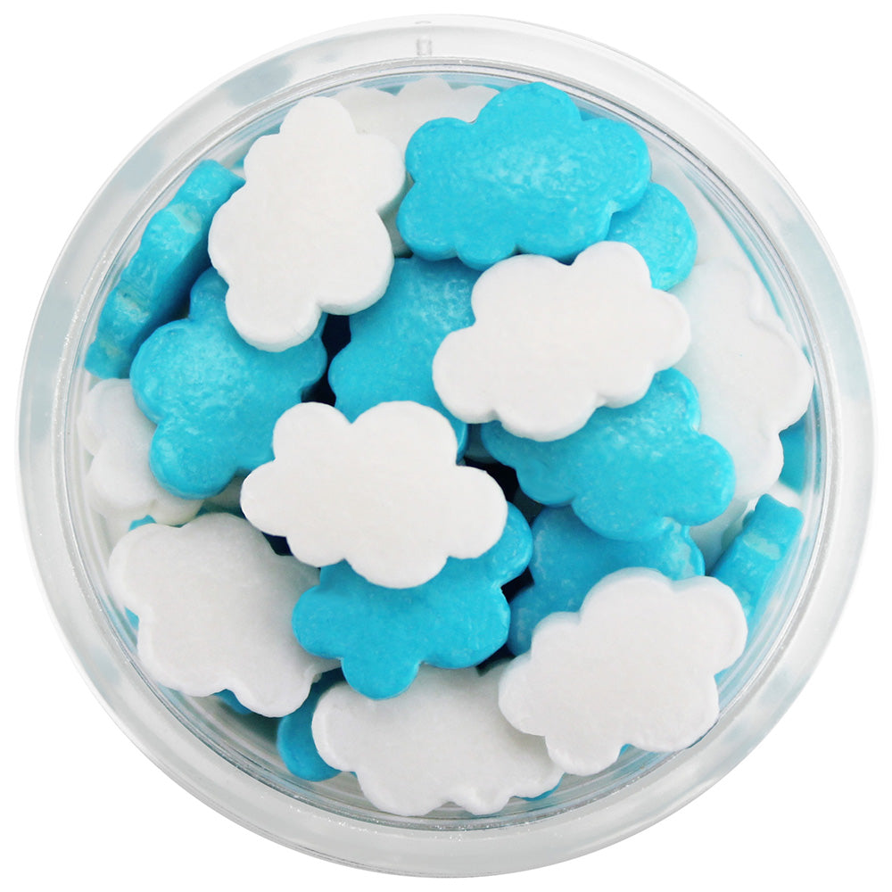 Blue & White Cloud Candy Sprinkles