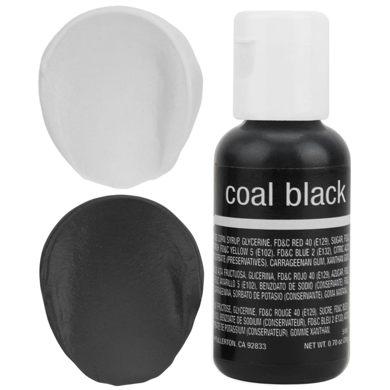 Coal Black Chefmaster Gel Food Coloring