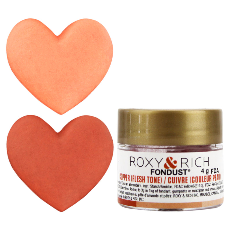Copper Fondust Food Coloring Powder - Roxy & Rich