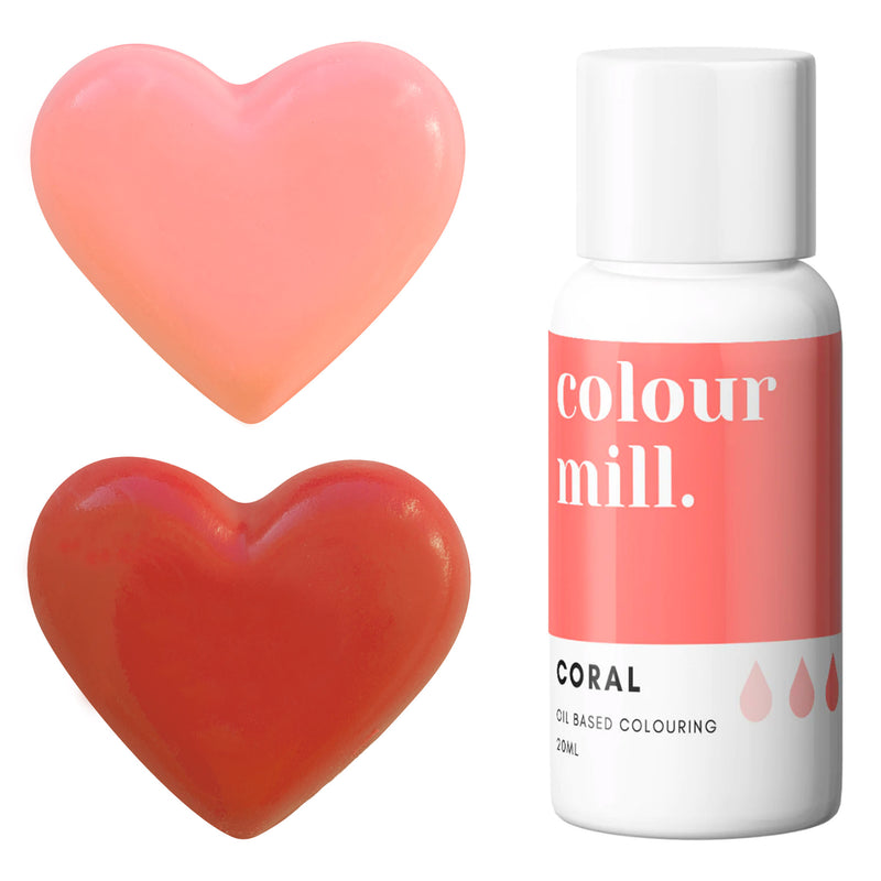 Coral Colour Mill Oil Based Food Coloring