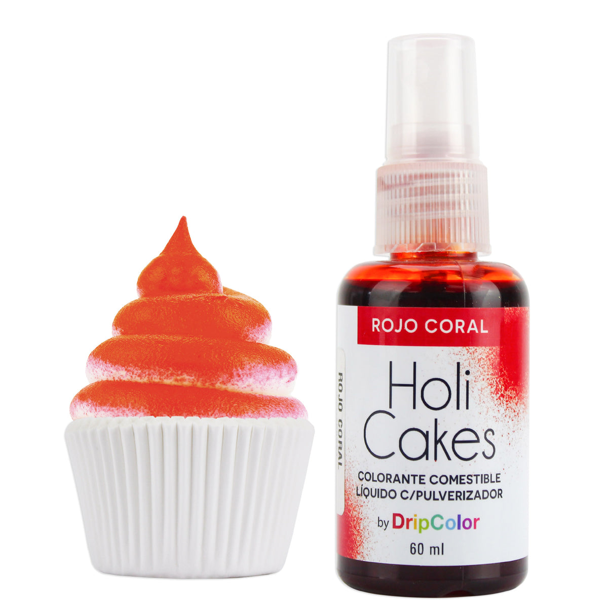 Coral Red Pump Spray Food Coloring