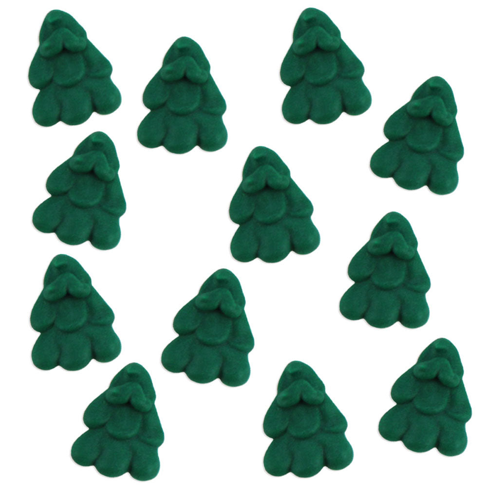 Dark Green Icing Trees