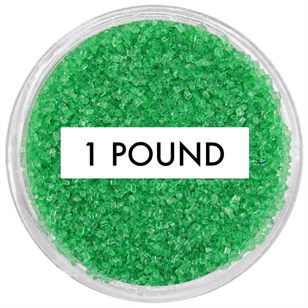 Emerald Green Sanding Sugar 1 LB