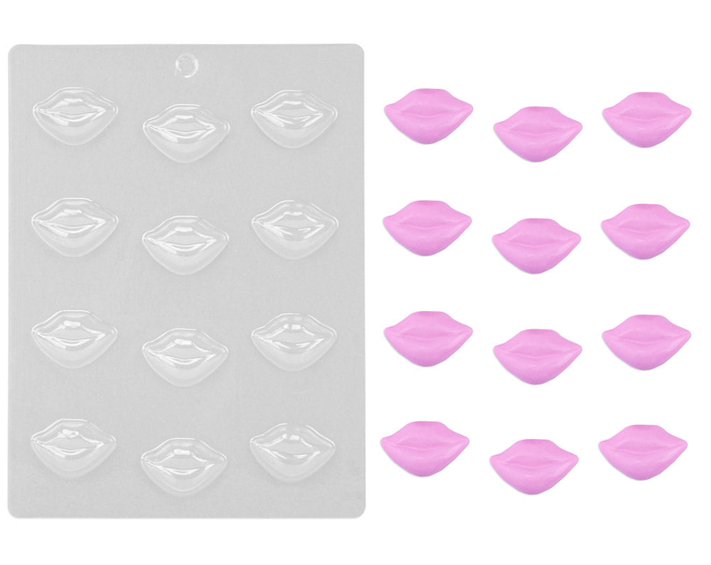Small Smiling Lips Chocolate Mold