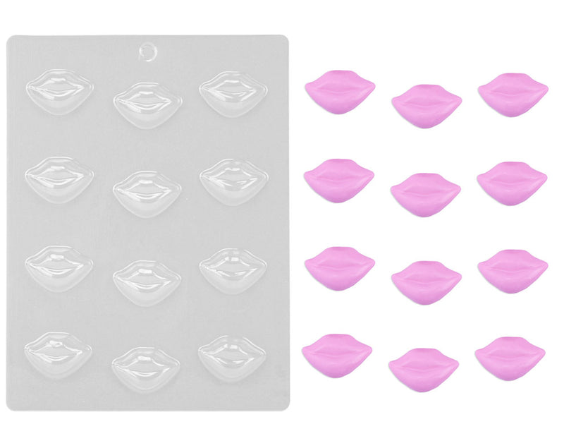 Small Smiling Lips Chocolate Mold