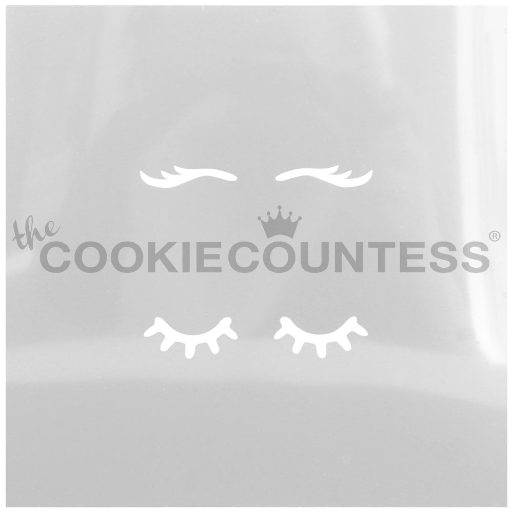 Eyelashes Cake & Cookie Stencil